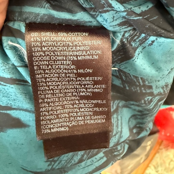 The North Face Goose Down Jacket Womens Medium Blue Puffer Insulated DryVent - Picture 4 of 11